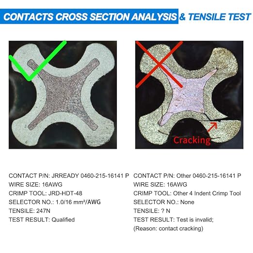 JRready ST6119 Deutsch Contact Kit, Deutsch Solid Pin Size 16, Closed Barrel Contacts Kit, Solid Contacts for DT Connectors, 14-20AWG, 13A, Green Stripe, 60 Pairs