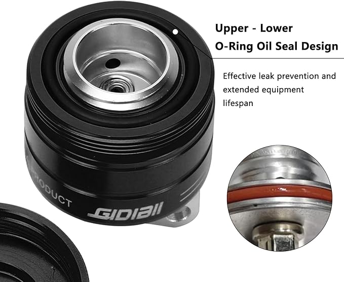 Universal Motorcycle Chain Oiler Lubricator Oiler Auto Hand Control Motorbike Oil Cup Part (Black)