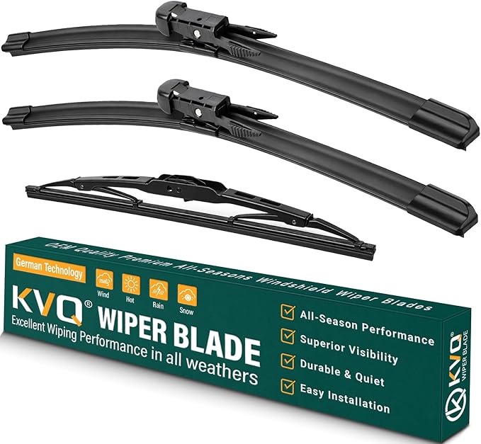 Windshield Wiper Blades Replacement for Chevy Chevrolet Traverse 2012 2013 2014 2015 2016 2017,Original Equipment Replacement Front Rear Wiper Blade Set - 24" 21" 13" (Set of 3)