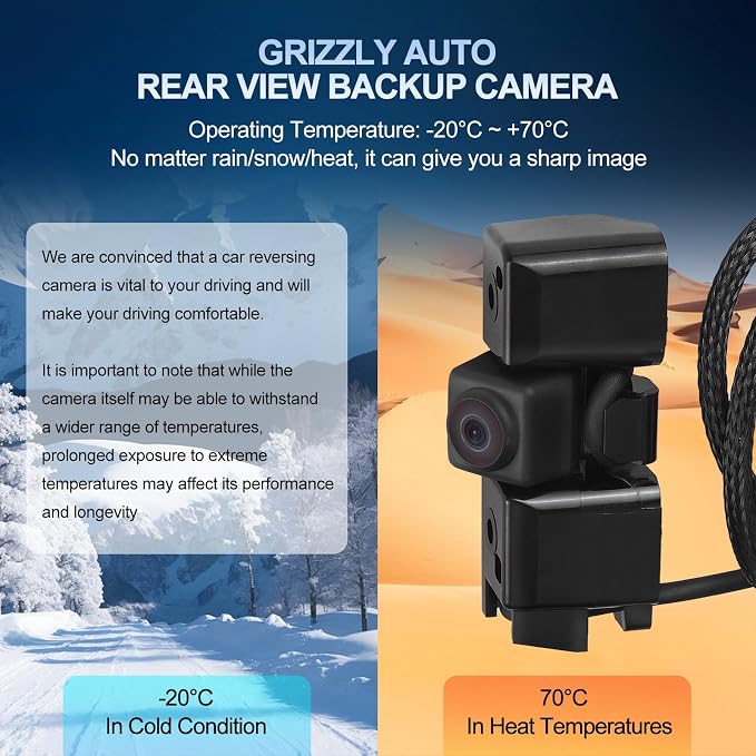 Rear View Backup Camera Compatible with Chevy Colorado 2015-2019, for GMC Canyon 2015-2019 2.5L 2.8L 3.6L, Replace 22896940 84143039