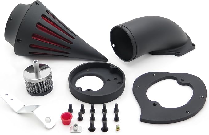 Spike Air Cleaner Intake Filter Kits for Compatible with Honda Vtx1300 Vtx 1300 1986-2012 Black
