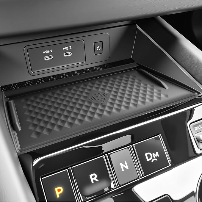 SKTU for 2025 2026 Nissan Murano Accessories Wireless Charging Mat for 2025 2026 Nissan Murano (SV/SL/Platinum) Center Console Non-Slip Pad 2025 2026 Murano Console Mat 2025 2026 Murano SL Accessories
