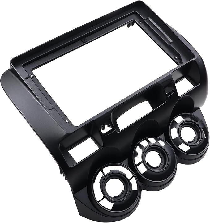 Stereo Bezel for Honda Fit 2007-2008 (American Version) Dash Installation Mount Trim Kit Fits 9" and Double Din Radio with Wiring Harness