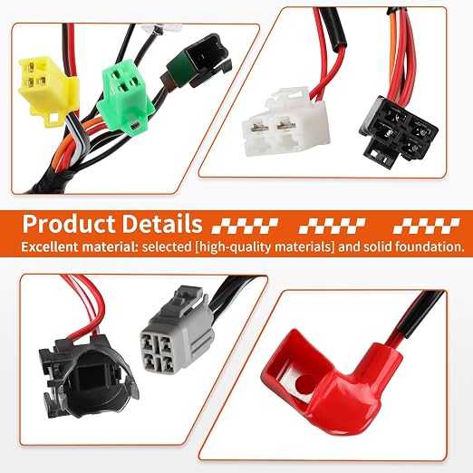 High Performance Wiring Harness for Suzuki QuadSport 80 LT80 1987-2006 36610-40B20