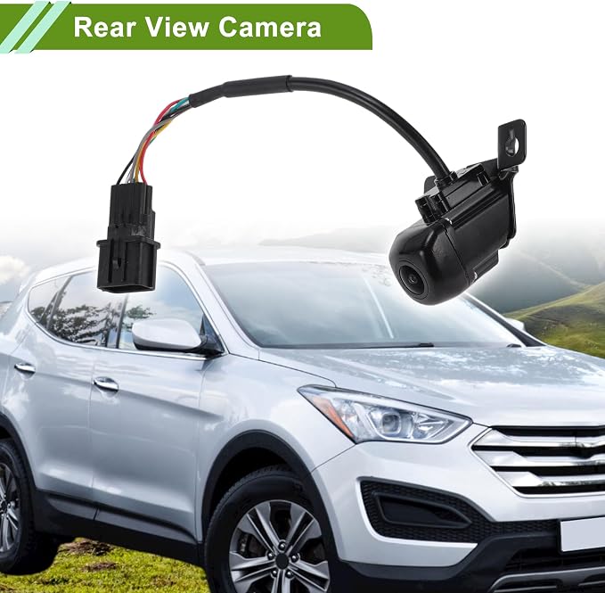 No.95760-2W640/95760-2W641 Rear View Camera for Hyunda Santa Fe 2.0L 2.4L 3.3L 2017 2018 License Plate Park Assist Camera Backup Reverse Camera 1 Pcs
