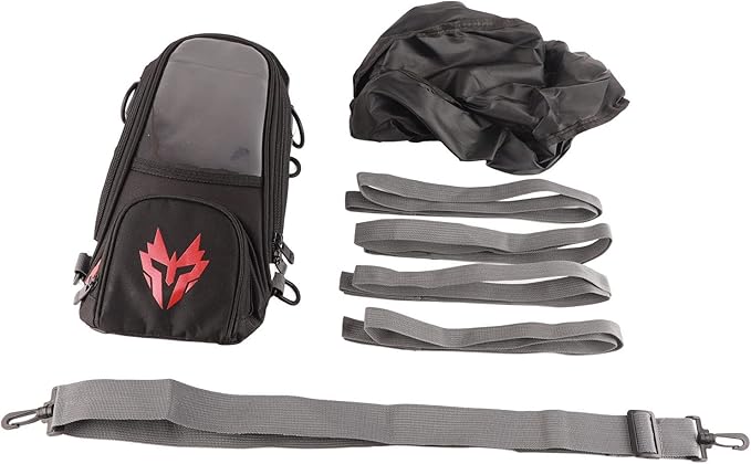 Tank Bag, Magnetic Tank Bag Oxford Fabric High Strength Fuel 4.5L Large Capacity Navigation Package Magnetic Atv for (Red)