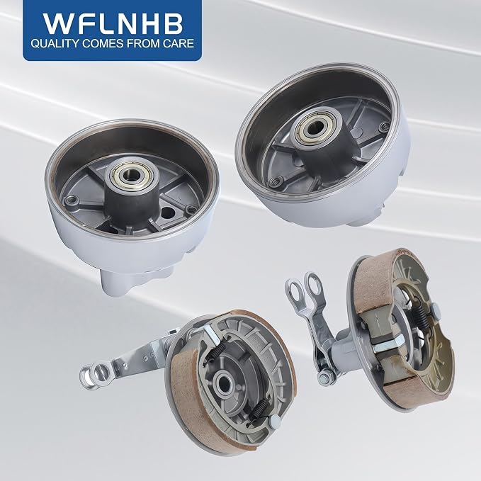 WFLNHB Front Rear Drum Brake Hub Cover Panel Replacement for Honda Monkey Z125 Z50A Z50R 1968-1999 2019-2021