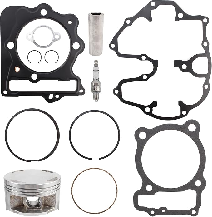 AUTOKAY Top End Rebuild Kit Cylinder Piston Gaskets for Honda TRX400EX 1999-2008 85mm12100-KCY-670 12191-KCY-672 13011-KCY-67