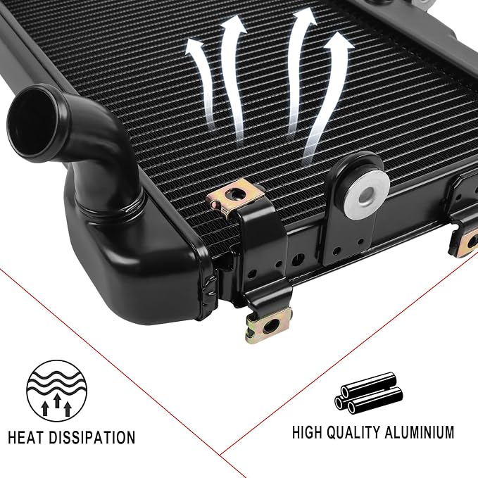 Aluminum Cooling Radiator Replacement for Yamaha YZF-R7 YZFR7 YZF R7 2022 2023 2024 2025 Engine Radiator Cooler
