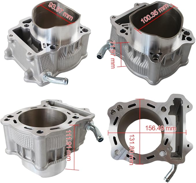 Cylinder Piston Gaskets Top End Rebuild Kit Fits for 2003-2014 Suzuki LTZ400 LTZ 400, DR-Z400 2000-2015, for Kawasaki KFX400 2003-2006 Motorcycle Engine Aftermarket Part