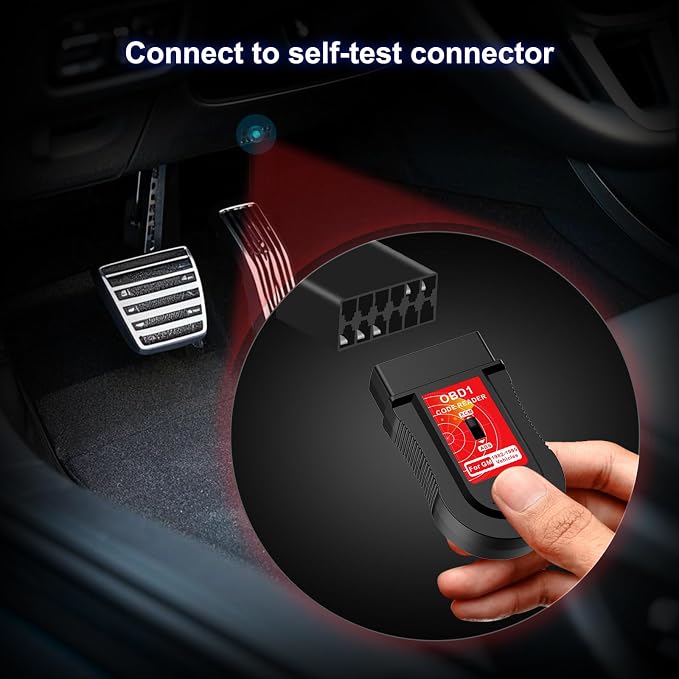 JOPLAY OBD1 Scanner and Code Reader ONLY Compatible with GM 1982-1995 Vehicles, ECM ABS Diagnostic Scan Tool with Instructions in English, Spanish, and French