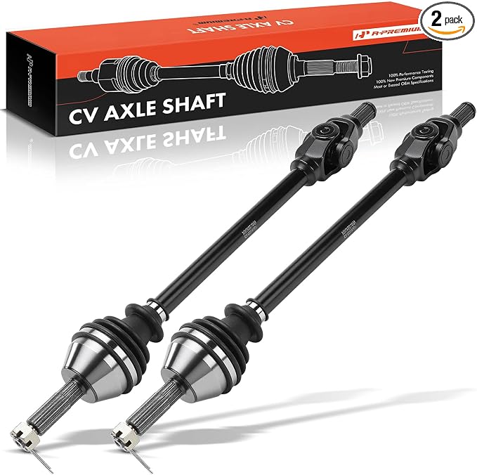 A-Premium Pair (2) Front CV Axle Shaft Assembly Compatible with Polaris Ranger 500 2002-2005, Series 10 and 11, Driver and Passenger Side, Replace# 1380178, 1380230