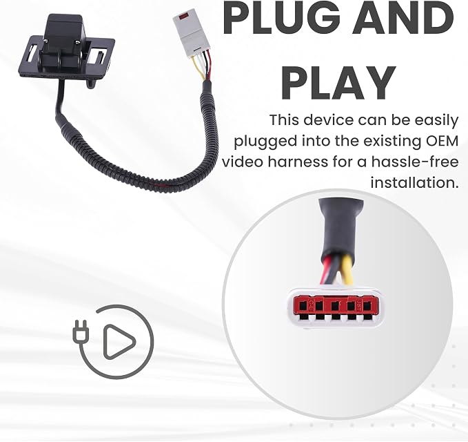 Backup Camera Replaces for 2016-2022 GM Malibu / 2016-2020 Malibu Hybrid OE Part # 23334180