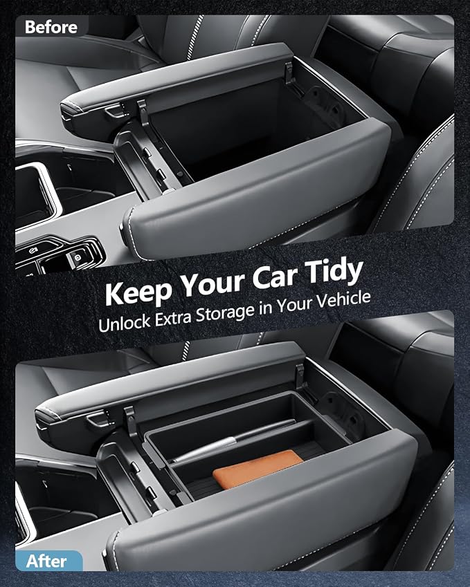 SKTU 3Pack for 2025 2026 2027 Lexus TX Dashboard Storage Box for 2025-2027 Lexus TX 350/500h/550h+ Double Layers Center Console Organizer & Dashboard Organizer Lexus TX 2025 2026 2027 Accessories