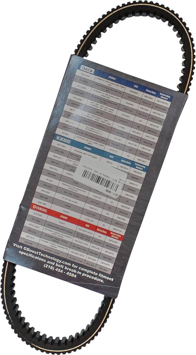 Red Hawk BLT-0030 Belt Compatible With/Replacement For Yamaha Drive2 and QuieTech 2017-2022 J0B-G6241-00-00, J0D-G6241-00-00 Golf Carts