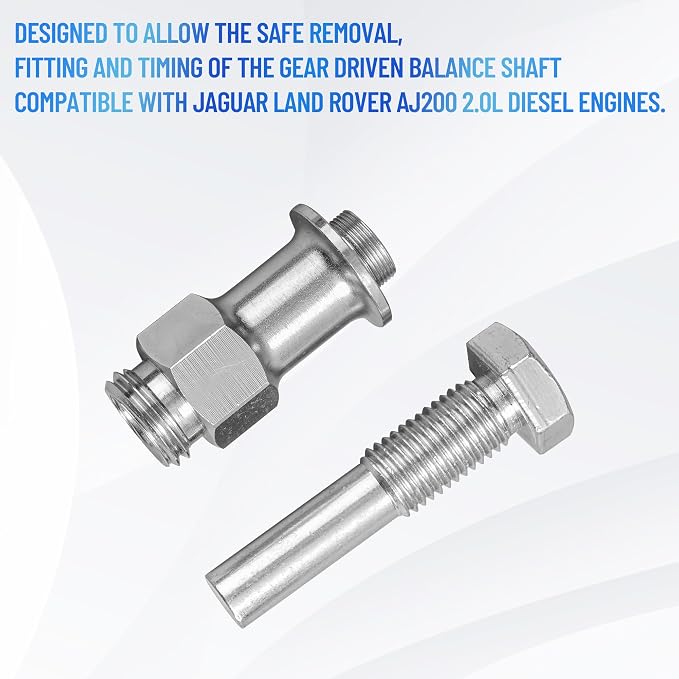Oil Pump Sprocket Holding Tool Compatible with Jaguar Land Rover AJ200 2.0L Diesel Engine Evoque PT204 Petrol Engine Replace JLR-303-1681, Balance Shaft Remove Install Tool Kit