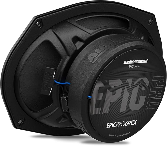 AudioControl EPICPRO69CX Epic PRO 6x9 Coaxial Car Speakers Set (Pair), 300W Max, 4 Ohm, Rear or Front Door Speakers for Truck or Car Audio System, Pro Audio High SPL Full Range Speakers