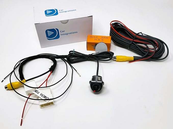 16-Pin Plug-and-Play Backup Camera Kit for Select 2012-2015 Toyota Subaru Scion with 6.1" Factory Display – HD Wide-Angle Reverse Camera, No Wire Cutting