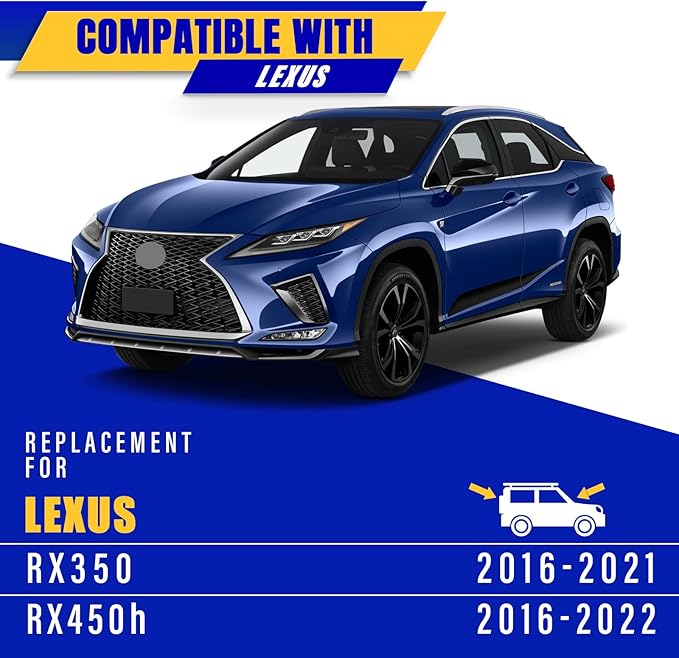3 wipers Replacement for 2016-2021 Lexus RX350/2016-2022 Lexus RX450h, Windshield Wiper Blades Original Equipment Replacement - 26"/20"/16" (Set of 3) Top Lock