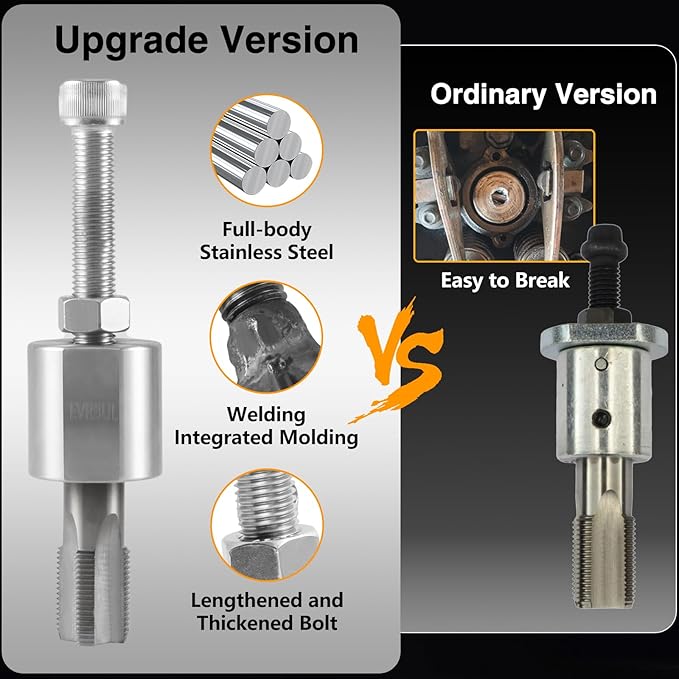 EVRBUL Injector Sleeve Cup Removal Installation Tool Kit Compatible with Ford E-Series 7.3L, Ford F-Series 7.3L, Ford Excursion 7.3L, Navistar T444E DT466E 1994-2003