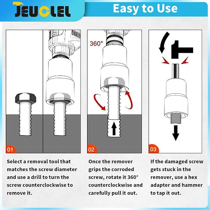 6PCS Twist Lug Nut Socket Set - 1/2 inch Drive Damaged Nut Lock Remover Extractor - Rusted & Stubborn Locking Nut Removal Tool Kit with 17mm 19mm 21mm 23mm 27mm Sockets & Center Punch Bar