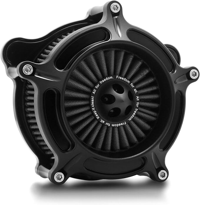 For harley air cleaner filter Sportster Softail Touring street road king glide Dyna for harley davidson air intake filters (OPS Black - Gray Filter, D-For M8 Touring/Softail 2018-UP)