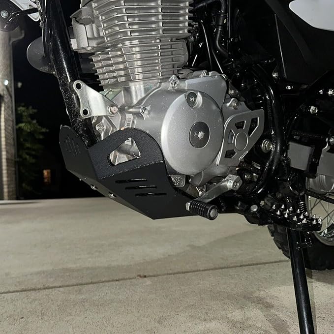 Motorcycle Skid Plate Replacement for Honda XR150L XR150 L 2017-2025 Under Engine Protection Aluminum Bash Plate(Silver)