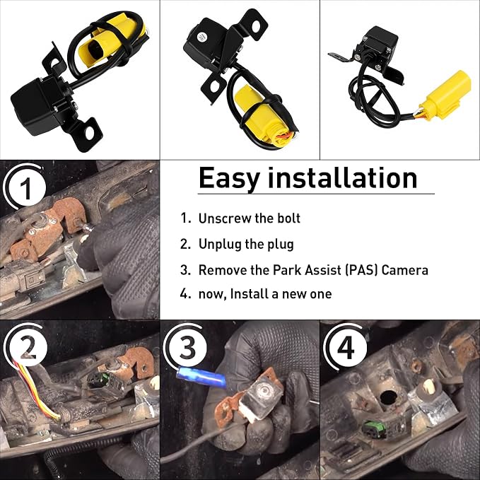 957602P202 Park Assist PAS Camera Compatible with Kia Sorento | 2009, 2010, 2011, 2012, 2013
