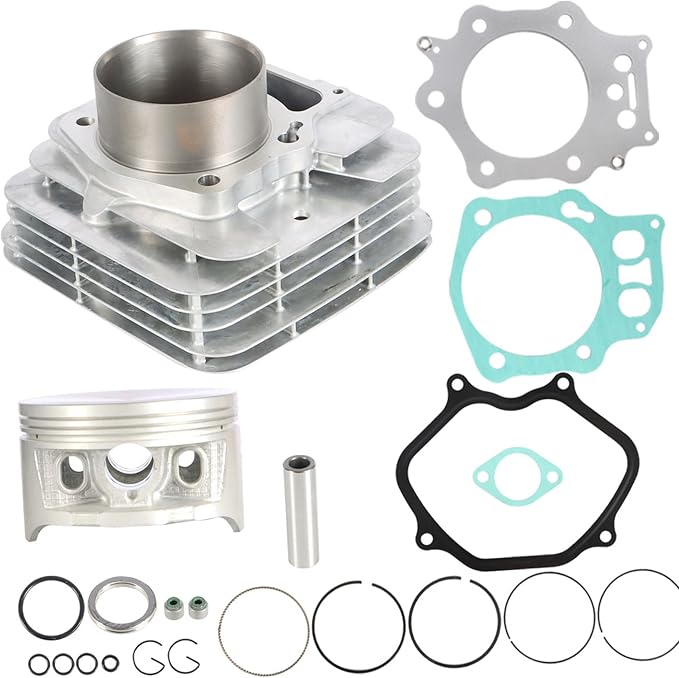 Top End Kit Cylinder Piston Gaskets Kit Replacement for Honda Foreman 450 TRX450 1998 1999 2000-2004 Replacement for 12100-HN0-A00 12251-HN0-A01