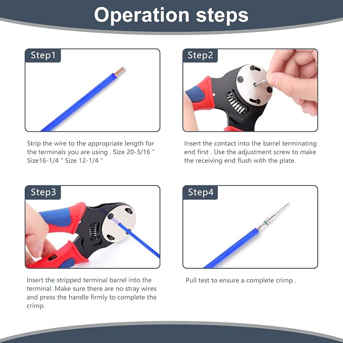 Newdeli 636PCS Deutsch Connector Kit 2 3 4 6 8 12 Pin DT Connectors with Deutsch Crimp Tool(14-20AWG) and Pin Removal Tool Size 16 Solid Contacts Waterproof Automotive Electrical Wire Connectors