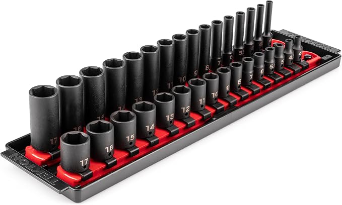 TEKTON 1/4 Inch Impact Socket Set, 32-Piece | SID90201