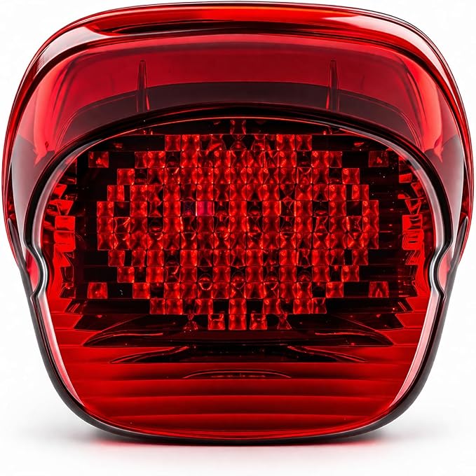 Eagle Lights Strobing LED Brake Light for Harley Davidson Motorcycles with Bottom License Plate Window