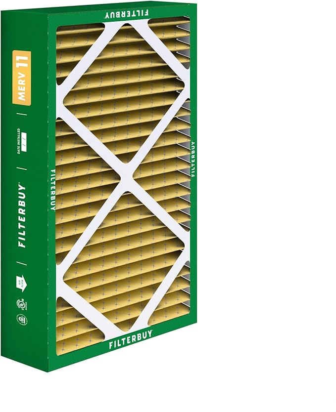 Filterbuy 16x26x5 Air Filter MERV 11 Superior Pet & Allergy Defense (1-Pack), Pleated HVAC AC Furnace Filters for Electro-Air, Emerson, White Rodgers, and More (Actual Size: 16.00 x 25.75 x 4.88)