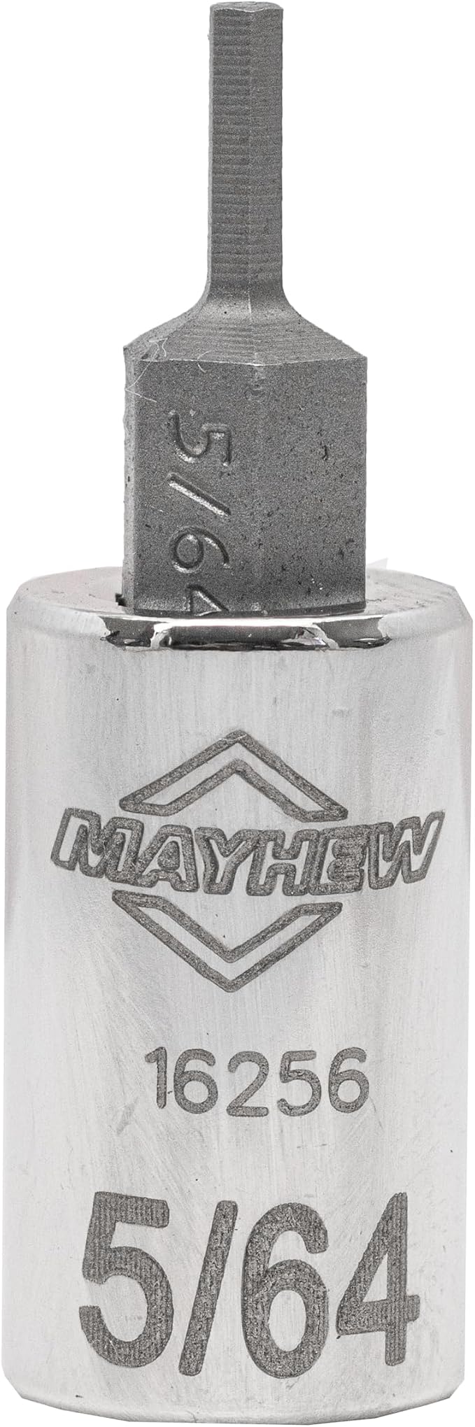 Mayhew Tools 16017 SAE Hex Socket Bit Set, 10-Piece, Polished Chrome