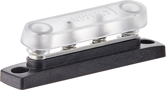 Blue Sea Systems 2315 100 Amp Mini BusBar with 4 studs and a cover