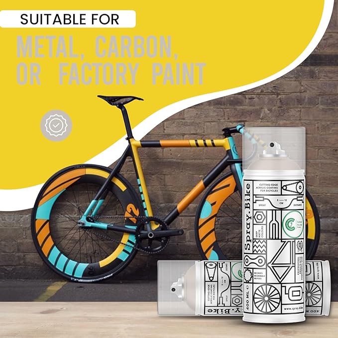 Spray.Bike Spray Paint | Designed Mainly for Bicycles | Multi-Use Acrylic Spray Paint for Metal, Plastic | High Coverage Bike Paint, 400ml, Marylebone