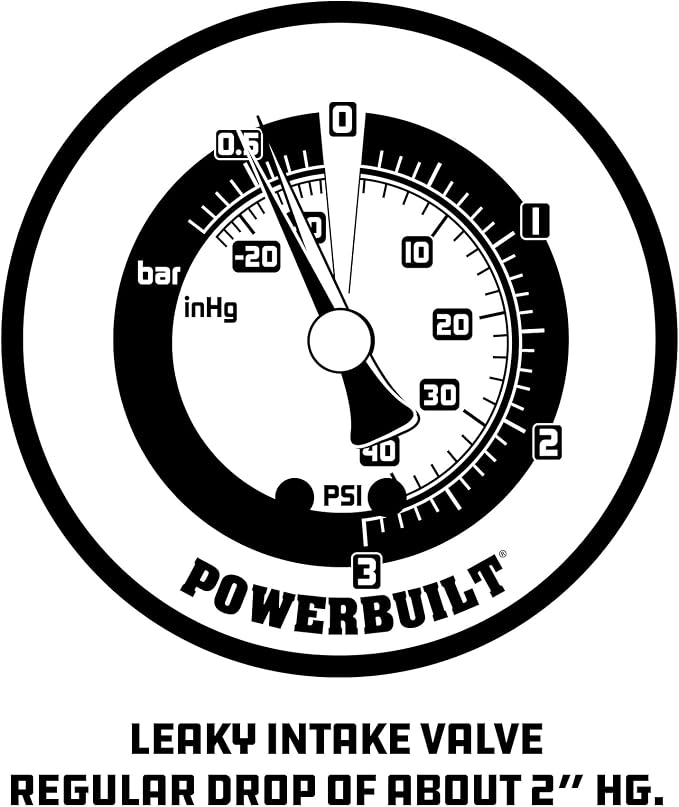 Powerbuilt Vacuum Pump Set with Hoses, Repair Components and Hydraulic Systems, Hoses, Reservoir and Adaptors, Bleed Air and Siphon Car Fluids 648774