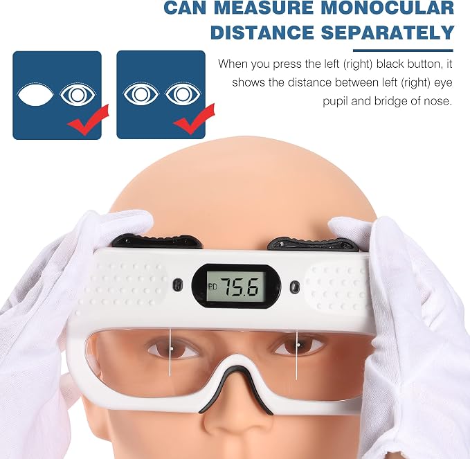 Hanchen PD Meter Digital Pupil Distance Meter PD Ruler Pupilometer with Memory Function CE Certificate