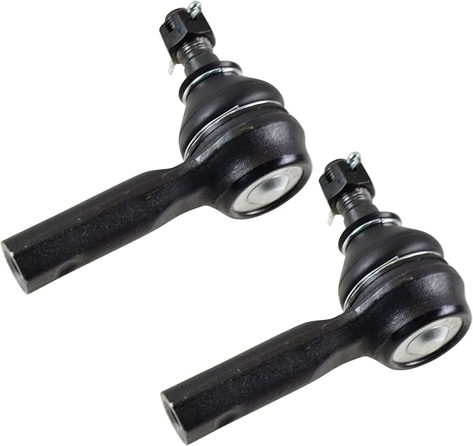 TRQ Front Outer Tie Rod Set 2 Piece Compatible with 1993-1997 Infiniti J30 2003-2004 M45 1997-2006 Q45 1997-2003 QX4 1996-2004 Nissan Pathfinder