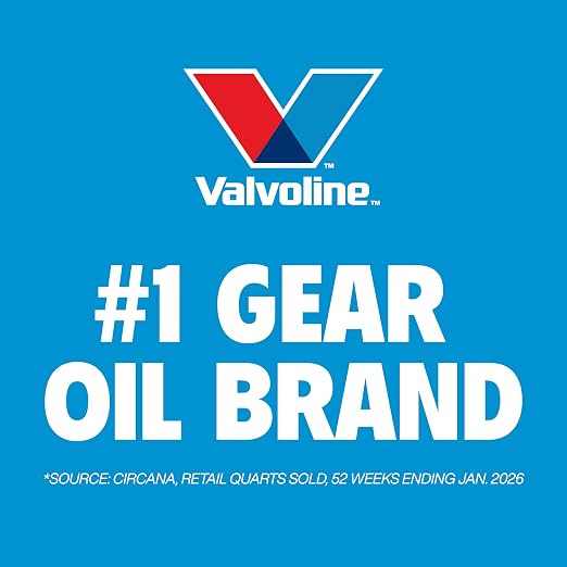 Valvoline FlexFill Advanced Full Synthetic 75W-140 Gear Oil 1 Quart Pouch (Pack of 4)