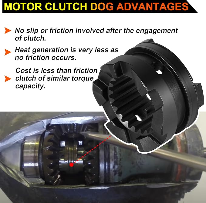 52-822539t Boat Motor Clutch Dog 3 Jaw Reverse, Replace for Mercury Clutch Dog Shifter, Fit for 90-120 hp, 96-97 Force Outboards, 50-125 hp Mercury 3 cyl. and 4 cyl. Outboard Motors