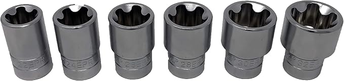 CTA Tools 5066 6 Pc. 5 Pt. EPR Torx Plus Socket Set - 1/2" Dr.