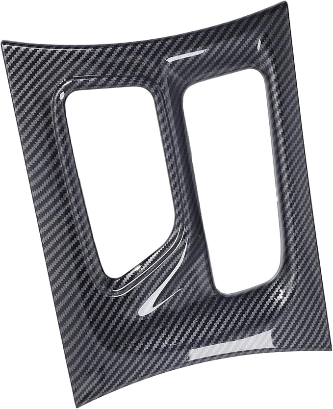 for Dodge 2015-2023 Charger Interior Accessories Console Central Control Gear Shift Panel Trim Decoration Cover ABS Carbon Fiber