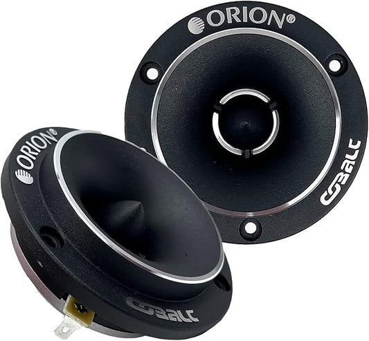 ORION Cobalt Series CTW2.0NEO 3.8” Super Bullet Neodymium Tweeter | Aluminum Diaphragm, 1” Voice Coil, 100W RMS, 400W Max, Built-in Crossover - Pro Car Audio Tweeter (Pair)