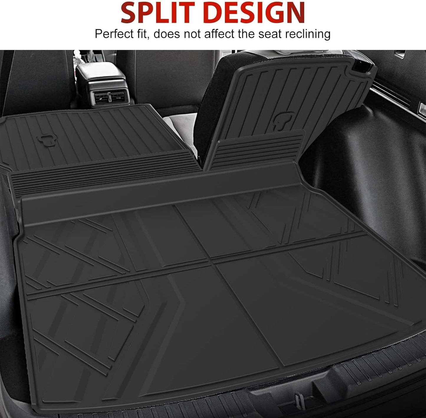 Cargo Liner Fit for Honda CRV 2023-2025 2026 All Models (Include Hybrid) - TTX LIGHTING Cargo Mat (Upper Deck) with Back Seat Protectors All-Weather TPE CR-V Accessories Backrest Mats
