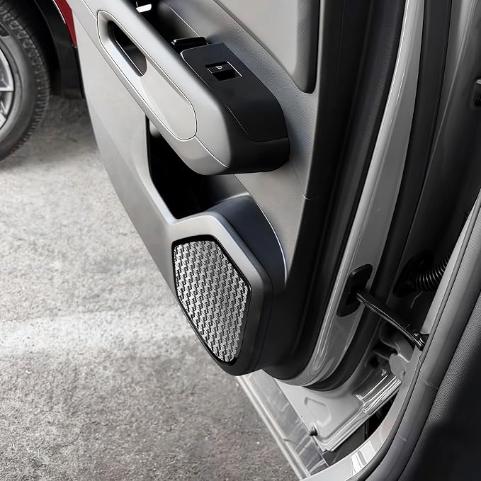YOUTOOCAR Stainless Steel Door Speaker Decoration Covers Trim Compatible with Kia Telluride 2026 Accessories (Black)