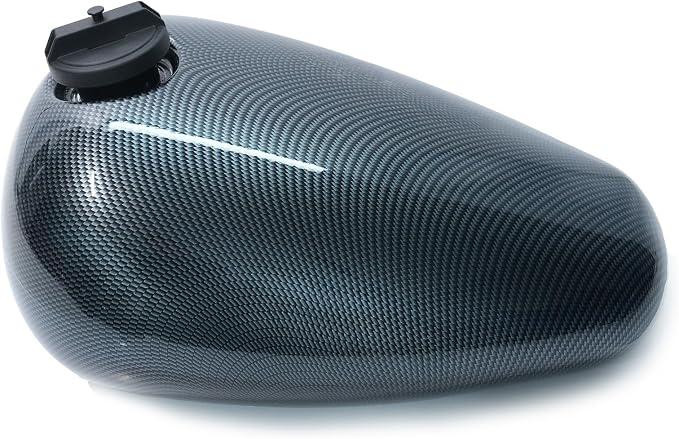 JMCHstore Real Gas Fuel Tank for Coleman CT200UEX Axis M200 Hisun HS200-3 Fake Tank Replacement 196cc Mini bike (Carbon fiber)