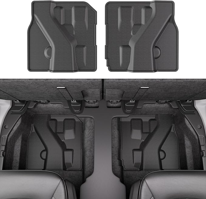 xipoqix Gasoline 2nd Row Under Seat Storage Mat Compatible with 2017-2026 Chrysler Pacifica 20-26 Voyager LX Rear Underseat Organizer Liner Replacement for 2017-2026 Chrysler Pacifica Accessories