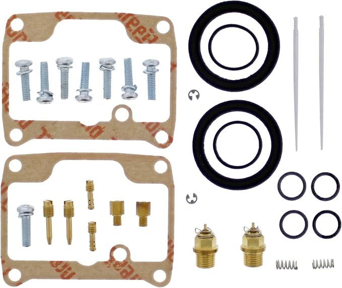 All Balls Racing Carburetor Rebuild Kit 26-10107 Compatible With/Replacement For Ski-Doo Formula S 1995 1996 1997 1998 1999, Formula S/DLX 2000 2001, MX Z 380 F 2001, Skandic 380 1995 1996-2000