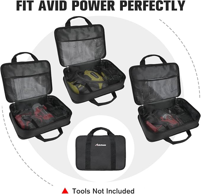 AVID POWER Cordless Tire Inflator Bundle with Tool Bag